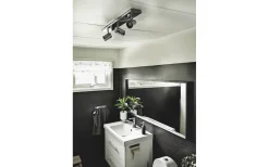 Livorno Takspotlight 65cm Krom IP44