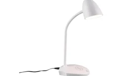Load Skrivbordslampa med QI-laddare LED vit