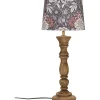 Lodge Bordslampa 59cm Dahlia Brun