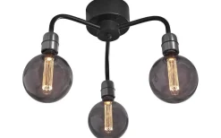 Loft Plafond 37cm Svart