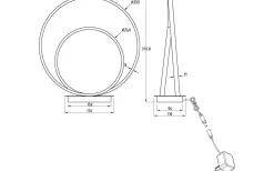 Loop Bordslampa 37cm LED 14W 3000K Svart