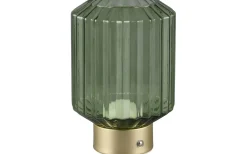 Lord Bordslampa LED matt mässing/grön uppladdningsbar