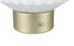 Lord Bordslampa LED matt mässing/vit uppladdningsbar