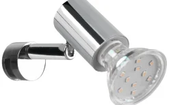 Lorenzo H2O Vägglampa 1-dels GU10 krom IP44