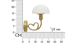 Lovy Vägglampa 22cm Guld