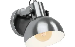 Lubenham 1 Vägglampa Stålantik/Creme