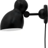 Ludo Vägglampa Svart
