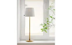 Lumi Bordslampa 68,5cm Guld/Vit