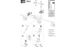 Lumi Takspotlight 76cm LED 3x5W 3000K Vit