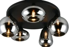 Lumina Plafond 5xE14 förkromad