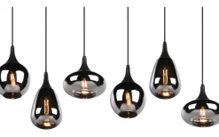 Lumina Takpendel 6-delad E14 mattsvart