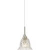 Luna Fönsterlampa 13,5cm Klar/Satinnickel