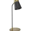 Luna Skrivbordslampa 60cm Svart/Antikmässing