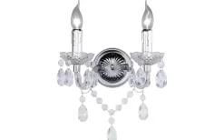 Luster Vägglampa 2xE14 transparent