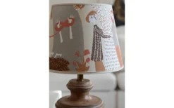 Lustgården Lampskärm Oval 25cm Natur Stig Lindberg