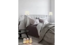 Lyon Vägglampa E27 borstat stål