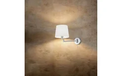 Lyon Vägglampa E27 borstat stål