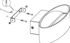Maccacari Vägglampa LED 3000K 10W Nickel