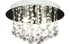 Madelene Kristallplafond 35cm Krom