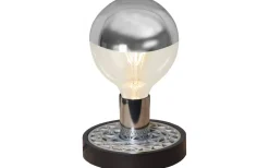 Magic Bordslampa E27 9cm Krom/Svart