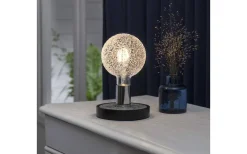 Magic Bordslampa E27 9cm Krom/Svart