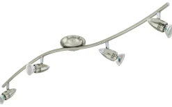 Magnum Takspotlight 65cm GU10 LED 3000K 4x2,8W Nickel