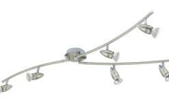 Magnum Takspotlight 105cm GU10 LED 3000K 6x2,8W Nickel