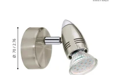 Magnum Vägglampa LED 3000K 2,8W Nickel