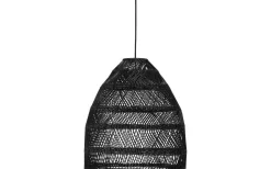 Maja Takskärm Rotting Svart 36cm