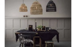 Maja Takskärm Rotting Svart 36cm