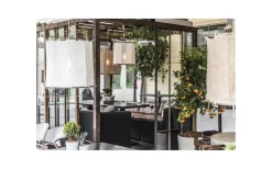 Malibu Taklampa 40cm Vit