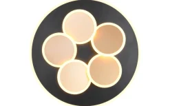 Mandala Plafond LED matt svart/guld