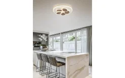 Mandala Plafond LED varmgrå/kaffebrun