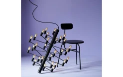 Manola Takkrona 75cm LED 30x2,5W Svart