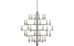 Manola Takkrona 75cm LED 30x2,5W Krom