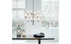 Manola Takkrona 60cm LED 12x2,5W Krom