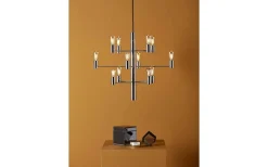 Manola Takkrona 60cm LED 12x2,5W Krom