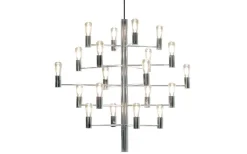 Manola Takkrona 70cm LED 20x2,5W Krom