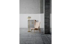 Marcel Golvlampa 150cm Mässing/Vit