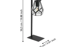 Mardyke Bordslampa 51cm Svart