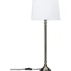 Margot Bordslampa 63cm Antiksilver/Vit