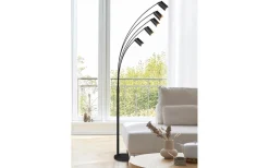 Marley Golvlampa 5-delad GU10 borstad stål