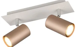 Marley Spotlight 2-delat GU10 kaffebrun/mattvit