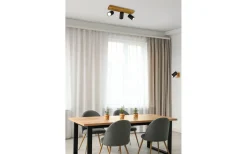 Marley Spotlight GU10 matt svart/trä