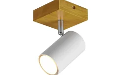 Marley Spotlight GU10 matt vit/trä