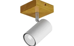 Marley Spotlight GU10 matt vit/trä