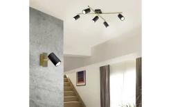 Marley Spotlight GU10 svart/guld