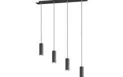 Marley Takpendel 4-delat 75cm GU10 mattsvart