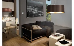 Maserlo Taklampa 53cm Cappuccino/Guld