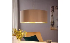 Maserlo Taklampa 53cm Taupe/Guld